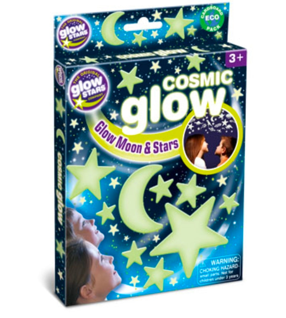 Cosmic Glow Moon & Stars