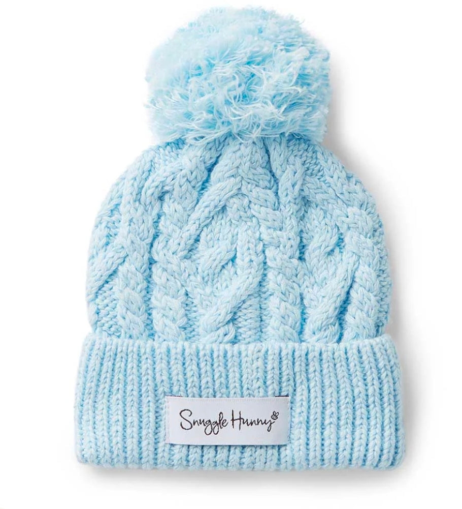 Snuggle Hunny Kids - Organic Baby Knit Beanie - Baby Blue