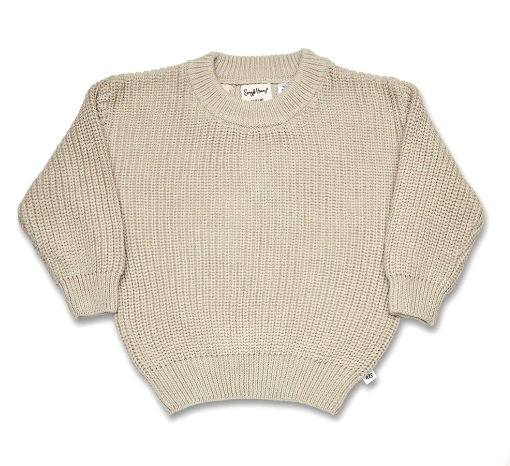 Snuggle Hunny Kids - Organic Oversized Knit Jumper - Pistachio