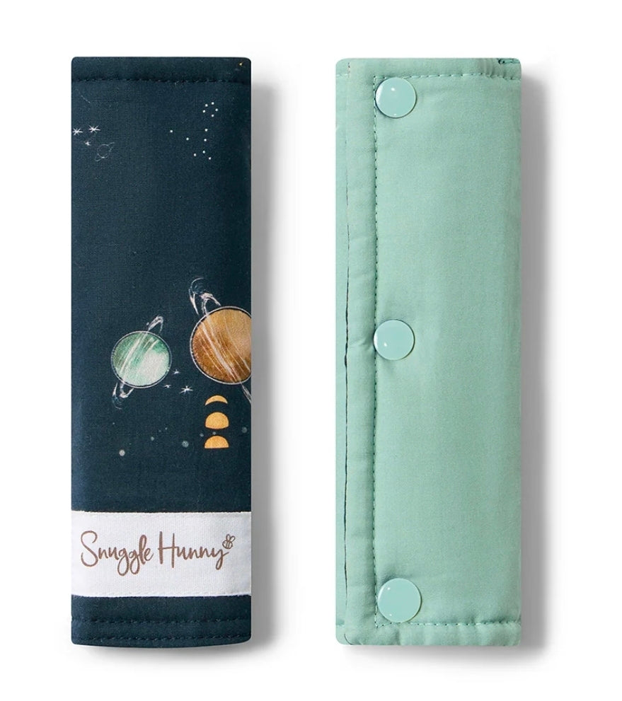 Snuggle Hunny Kids - Universal Reversible Pram Strap Covers - Milkyway