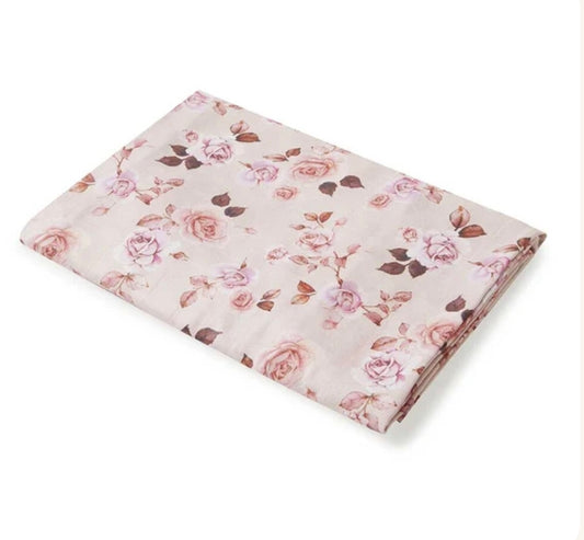 Snuggle Hunny - Organic Muslin Wrap - Blossom