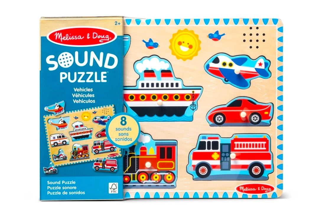 Melissa & Doug - Vehicles Sound Puzzle