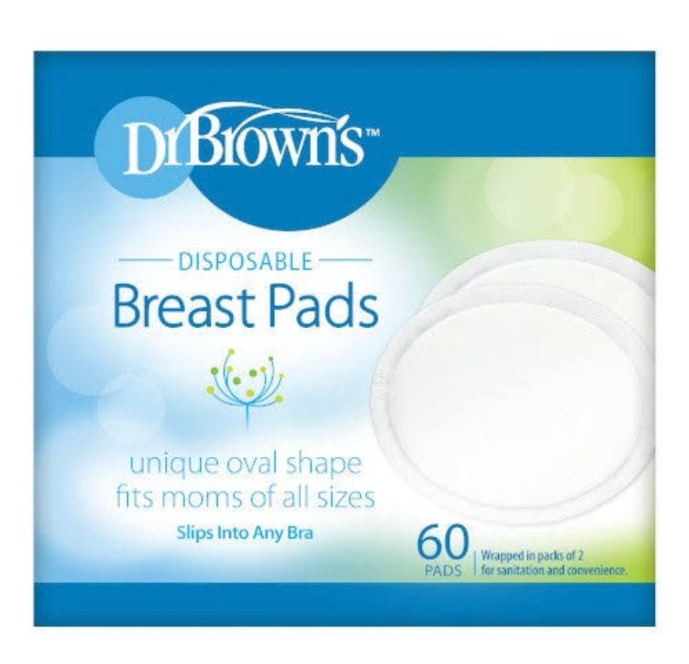 Dr Browns Breast Pad Disp (Oval) 60pk