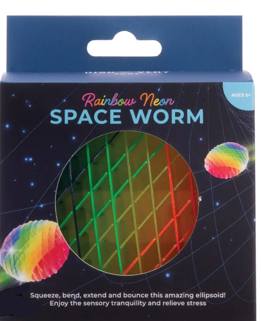 Rainbow Neon Space Worm