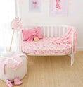 Load image into Gallery viewer, Snuggle Hunny Kids - Organic Fitted Cot Sheet - Boots & Bows
