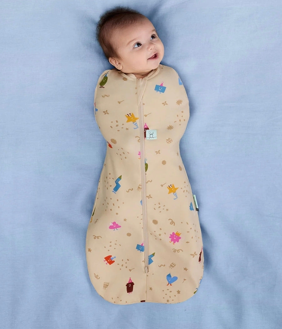 Ergopouch - Cocoon Swaddle Bag 1.0Tog - Birthday Blobs