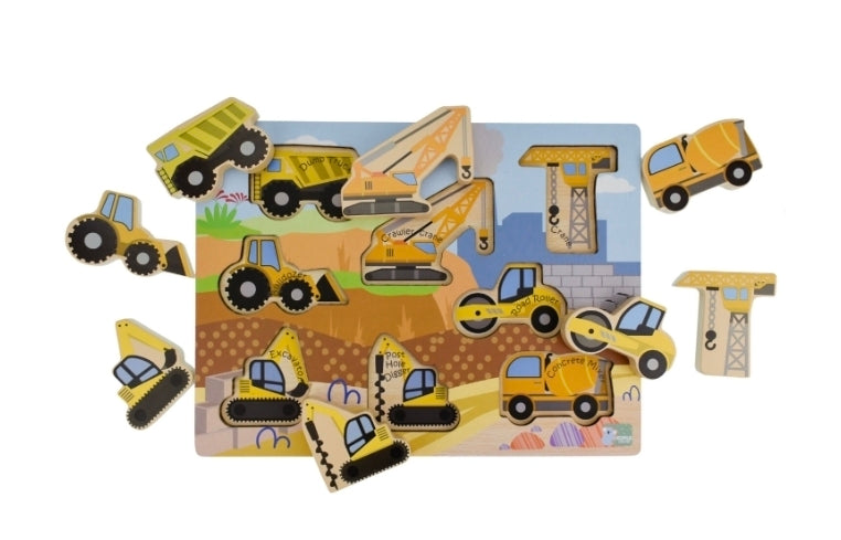 Chunky Puzzle - Construction Vechicles