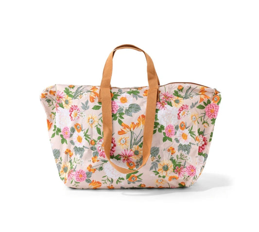 OiOi Fold Up Tote - Garden Party