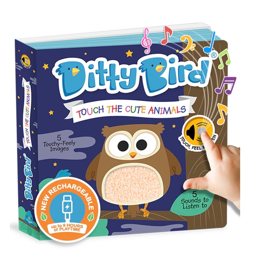 Ditty Bird - Touch The Cute Animals - Book