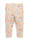 Load image into Gallery viewer, Purebaby - Thick Leggings with Pockets - Wild Flower Print
