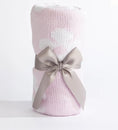 Load image into Gallery viewer, Chenille Blanket - Purple Flowers
