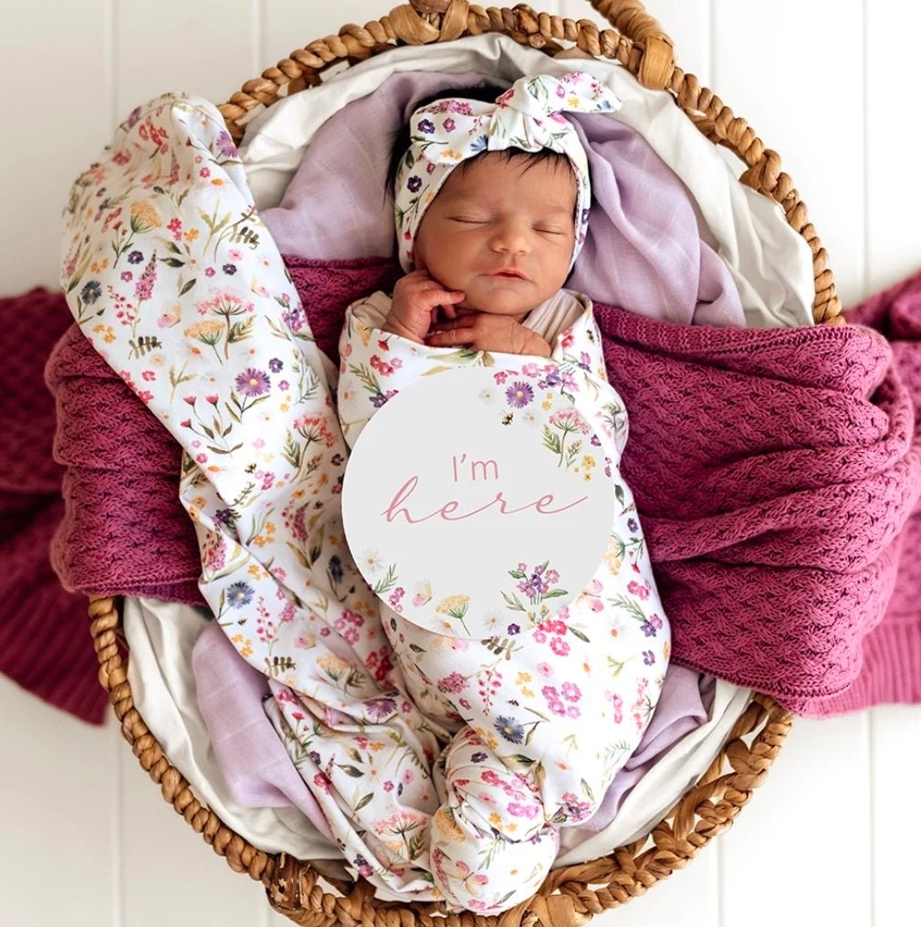Snuggle Hunny Kids - Organic Jersey Wrap Set - Gracie