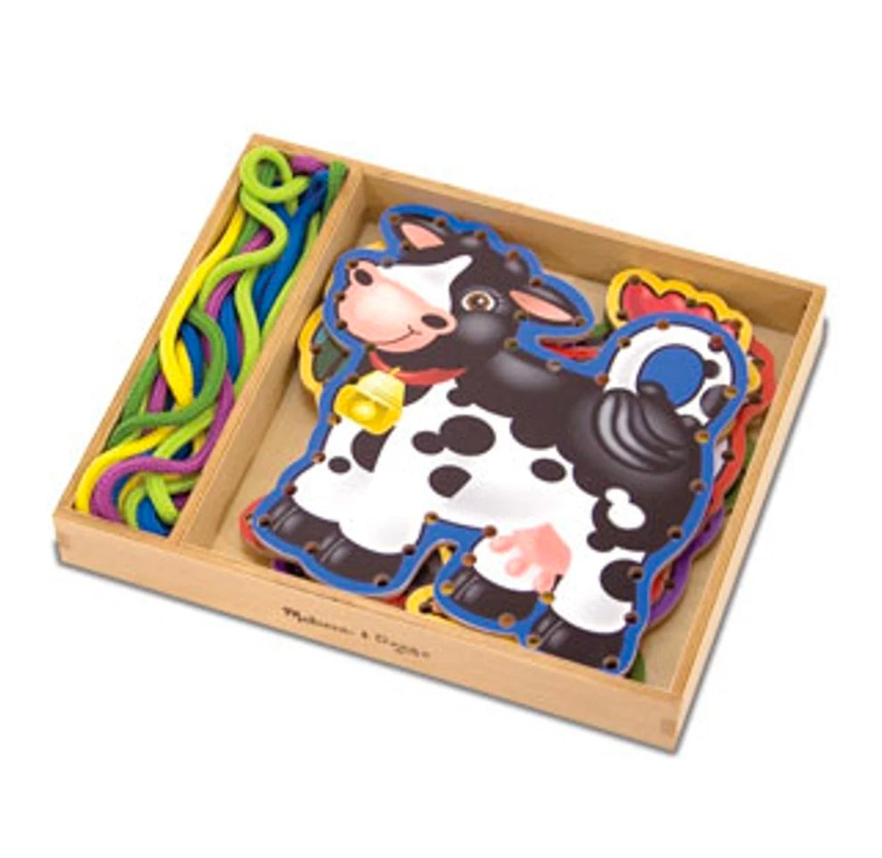 Melissa & Doug - Lace and Trace Farm Animals