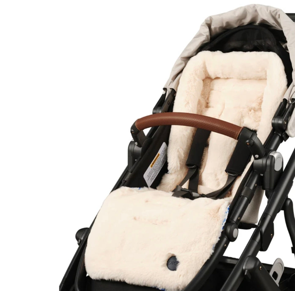 OiOi Cozy Fleece Pram Liner - Coastline