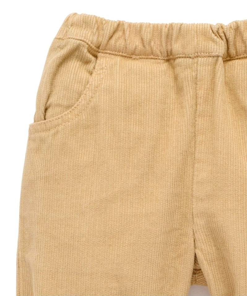 Purebaby - Lined Corduroy Pants - Mushroom
