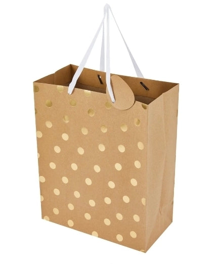 Giftbag - Large - Gold Spots