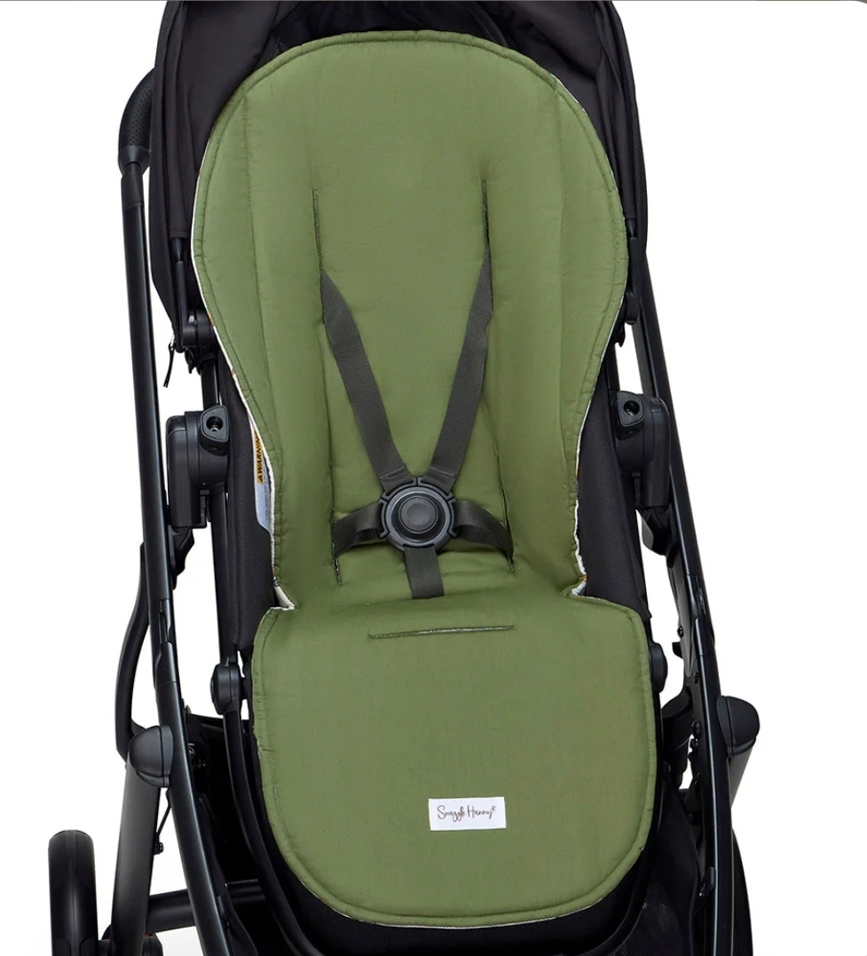Snuggle Hunny Kids - Organic Universal Reversible Pram Liner - Diggers And Tractors
