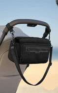 Load image into Gallery viewer, OiOi Multitasker Pram Caddy - Neoprene Black
