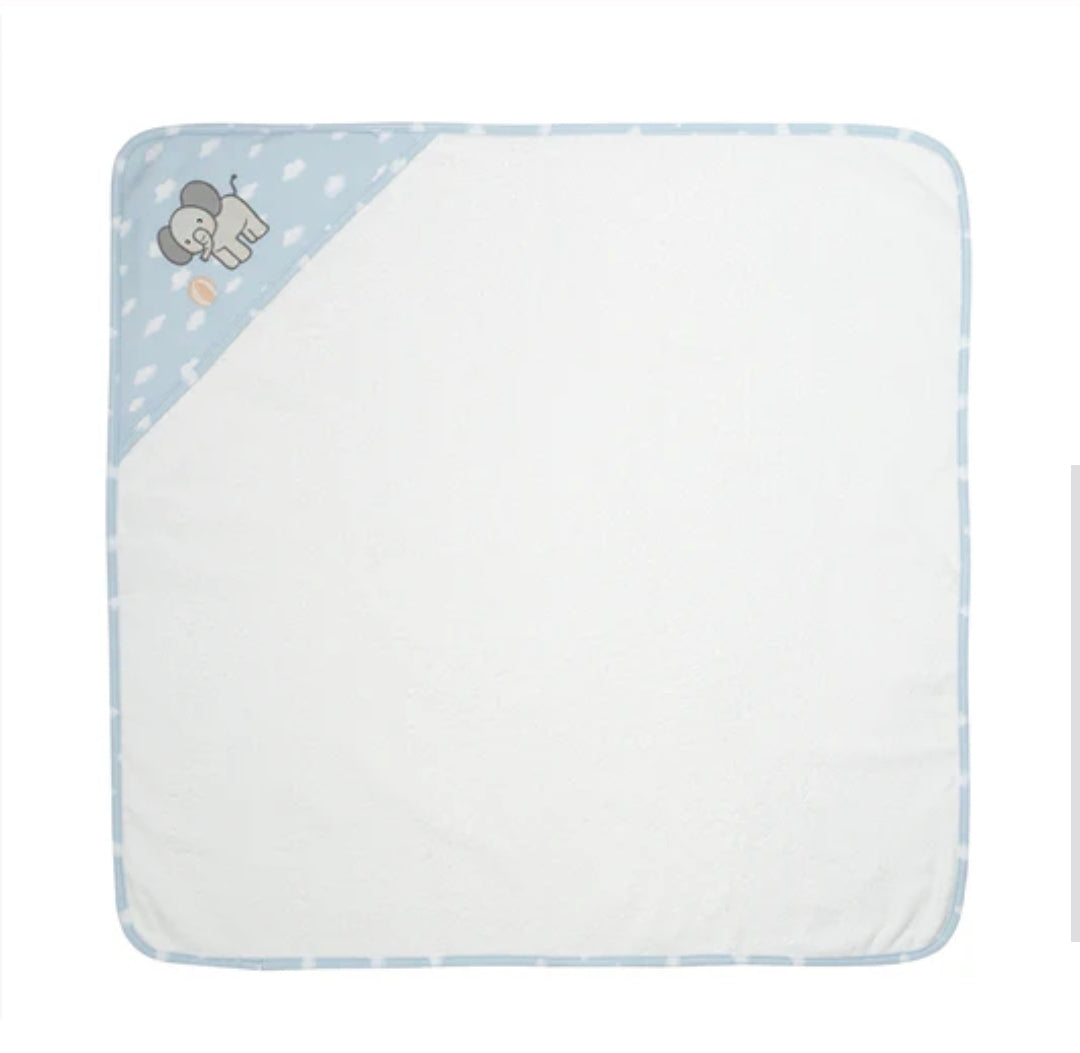 Living Textiles - Baby Hooded Towel - Elephant