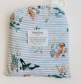 Load image into Gallery viewer, Fitted Jersey Cot Sheet- Whale
