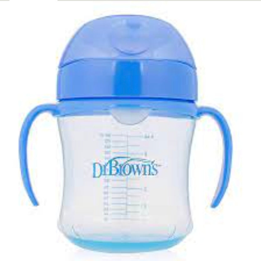 Dr Browns Cup 180ml Soft Sprout Transition - Blue