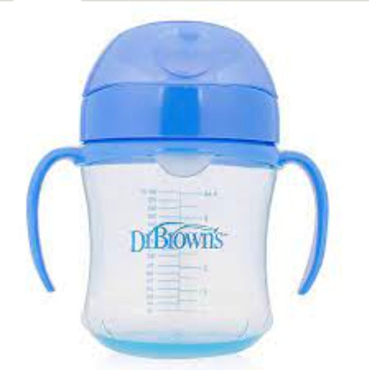 Dr Browns Cup 180ml Soft Sprout Transition - Blue