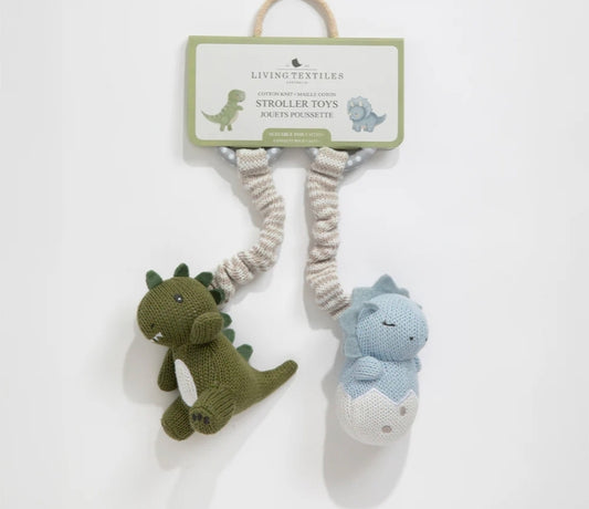 2pk Stroller Toys - Dinosaurs