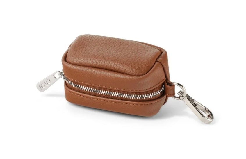 OiOi - Waste Bag Dispenser - Chestnut Brown Vegan Leather
