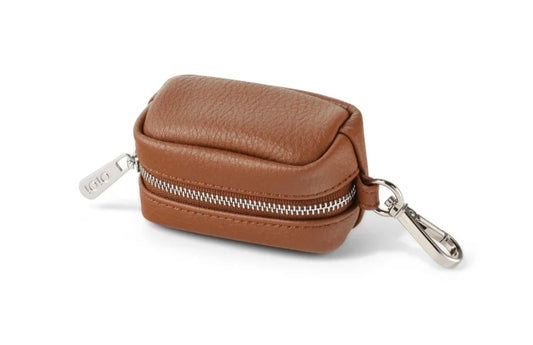 OiOi - Waste Bag Dispenser - Chestnut Brown Vegan Leather