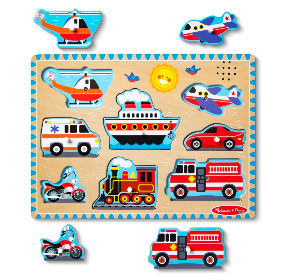 Melissa & Doug - Vehicles Sound Puzzle