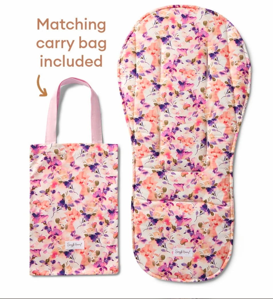 Snuggle Hunny Kids - Organic Universal Reversible Pram Liner - Blushing Beauty