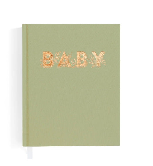 Fox & Fallow - Mini Baby Book - Sage