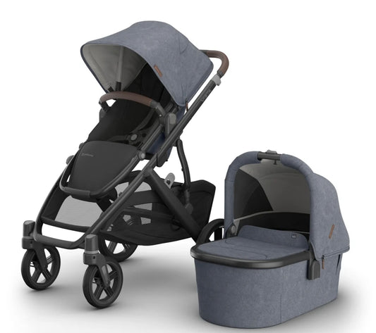 Uppababy - Vista V3 With Bassinet - Dusty Blue Melange (Julian)