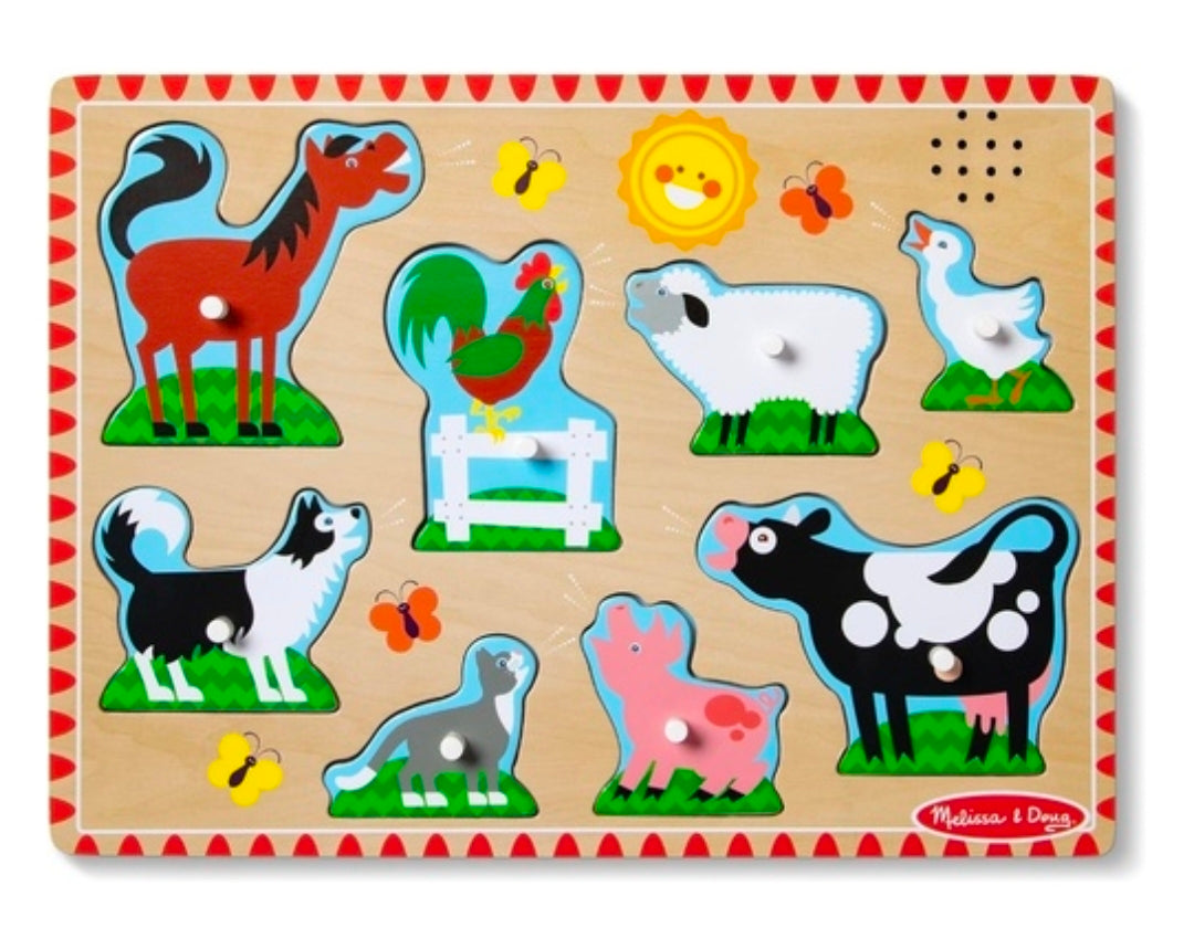 Melissa & Doug - Farm Animals Sound Puzzle