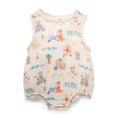 Load image into Gallery viewer, Purebaby - Crinkle Bodysuit - Garden Print
