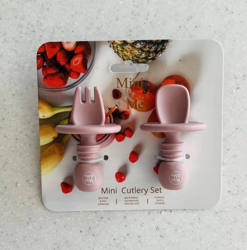 Cuddle Bug & Co - Mini Cutlery Set - Cherry