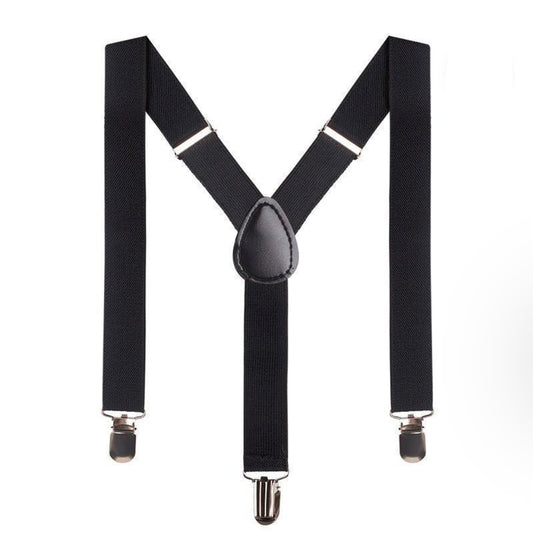 Designer Kidz - Bradley Boys Suspenders - Black