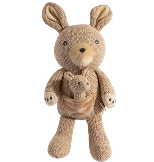 Living Textiles- Australian Knitted Toy - Kylie The Kangaroo