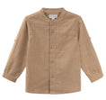 Load image into Gallery viewer, Designer Kidz - Leo L/S Button Shirt - Caramel
