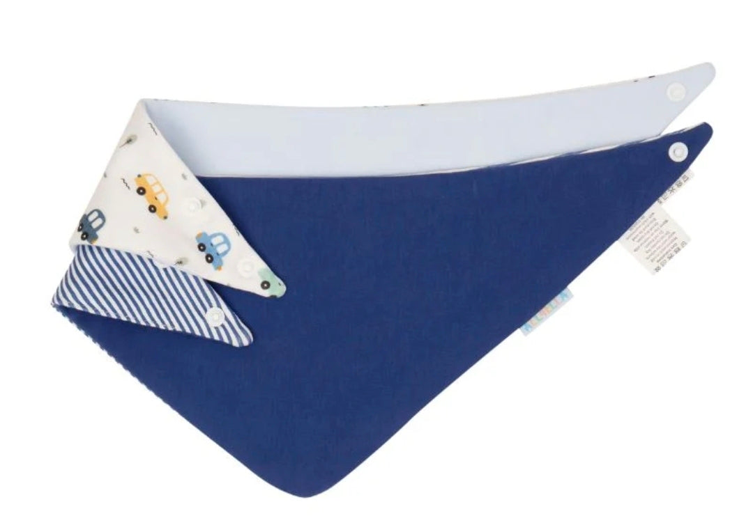 All4Ella - Bandana Bibs 2pk - Beep Beep