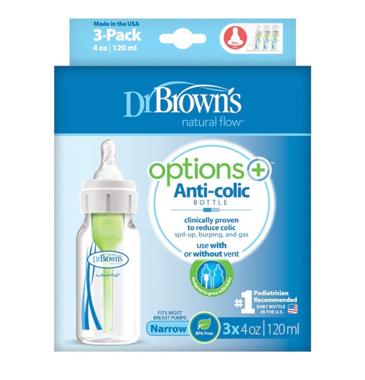 Dr Browns Narrow Options + 120ml 3pk