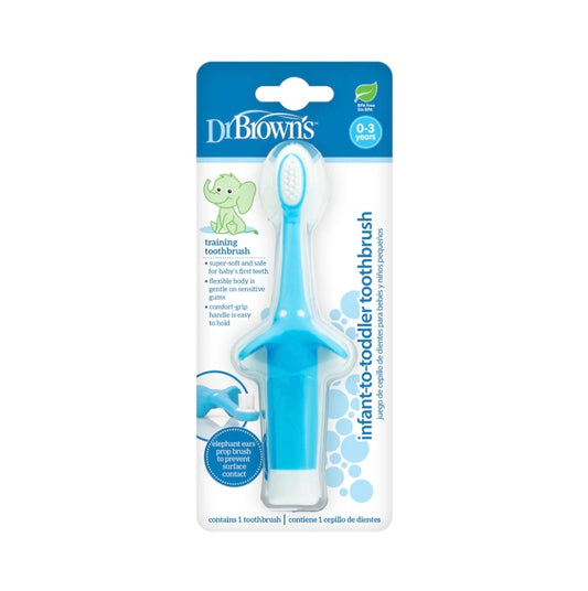 Dr Browns - Infant-To-Toddler Toothbrush - Blue