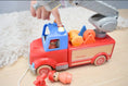 Load image into Gallery viewer, Wanborns - Wooden Fire Engine With Sound & Lights
