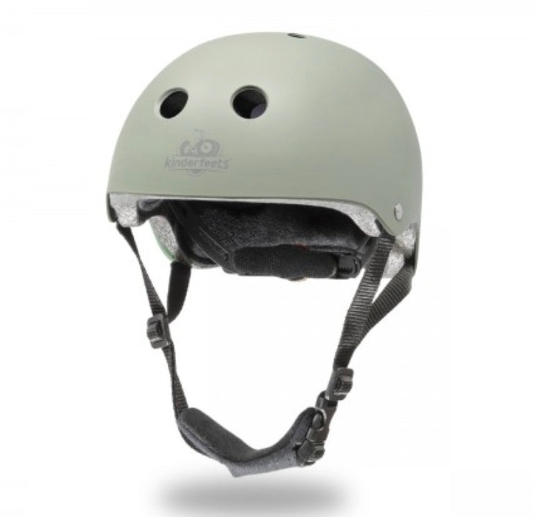 Kinderfeets- Toddler Bike Helmet - Matte Silver Sage