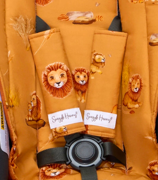 Snuggle Hunny Kids - Universal Reversible Pram Strap Covers - Roar