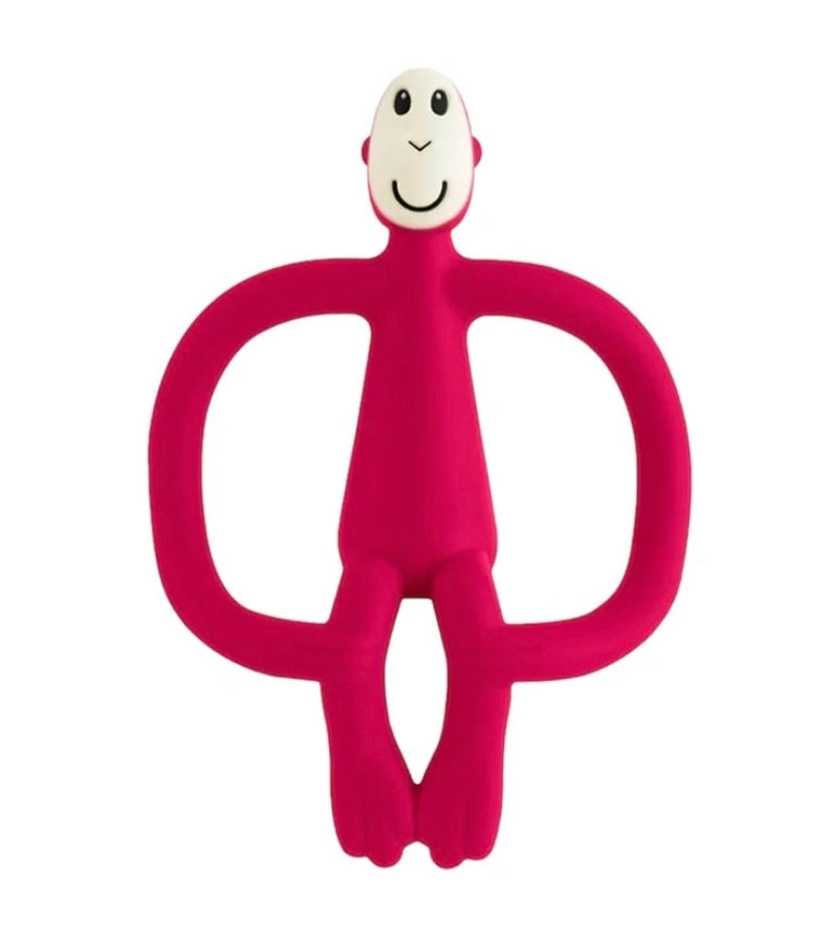 Matchstick Monkey Teething Toy & Gel Applicator - Red