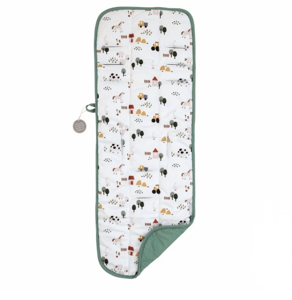 All4Ella - Reversible Pram Liner - Country Farm