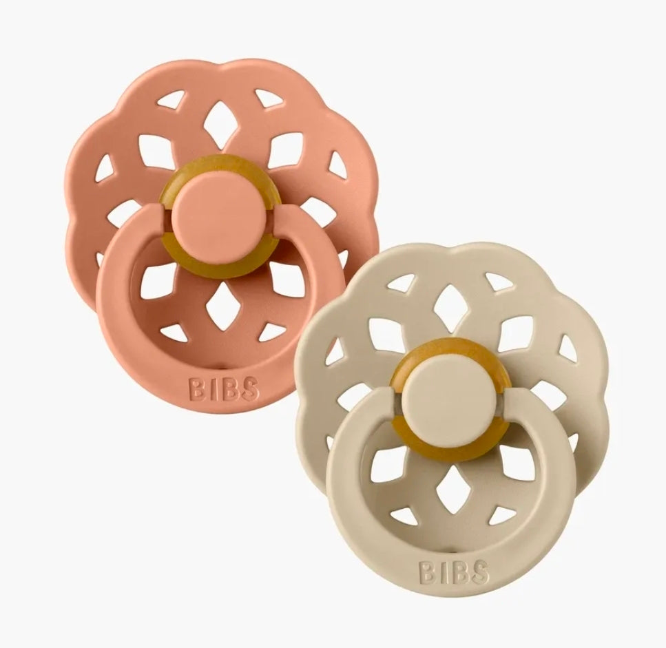 Bibs - Boheme Pacifier - Vanilla/Peach