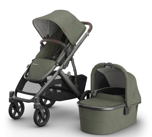 Uppababy - Vista V3 With Bassinet - Meadow Green (Evelyn)