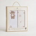 Load image into Gallery viewer, 2pk Bedside Sleeper/Bassinet Fitted Sheets - Cuddly Bear
